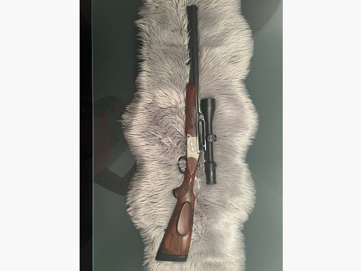 Fucile a canna rigata Blaser Bockbüchse 5,6x50 r Magnum 16/70 a tensione manuale - come nuovo