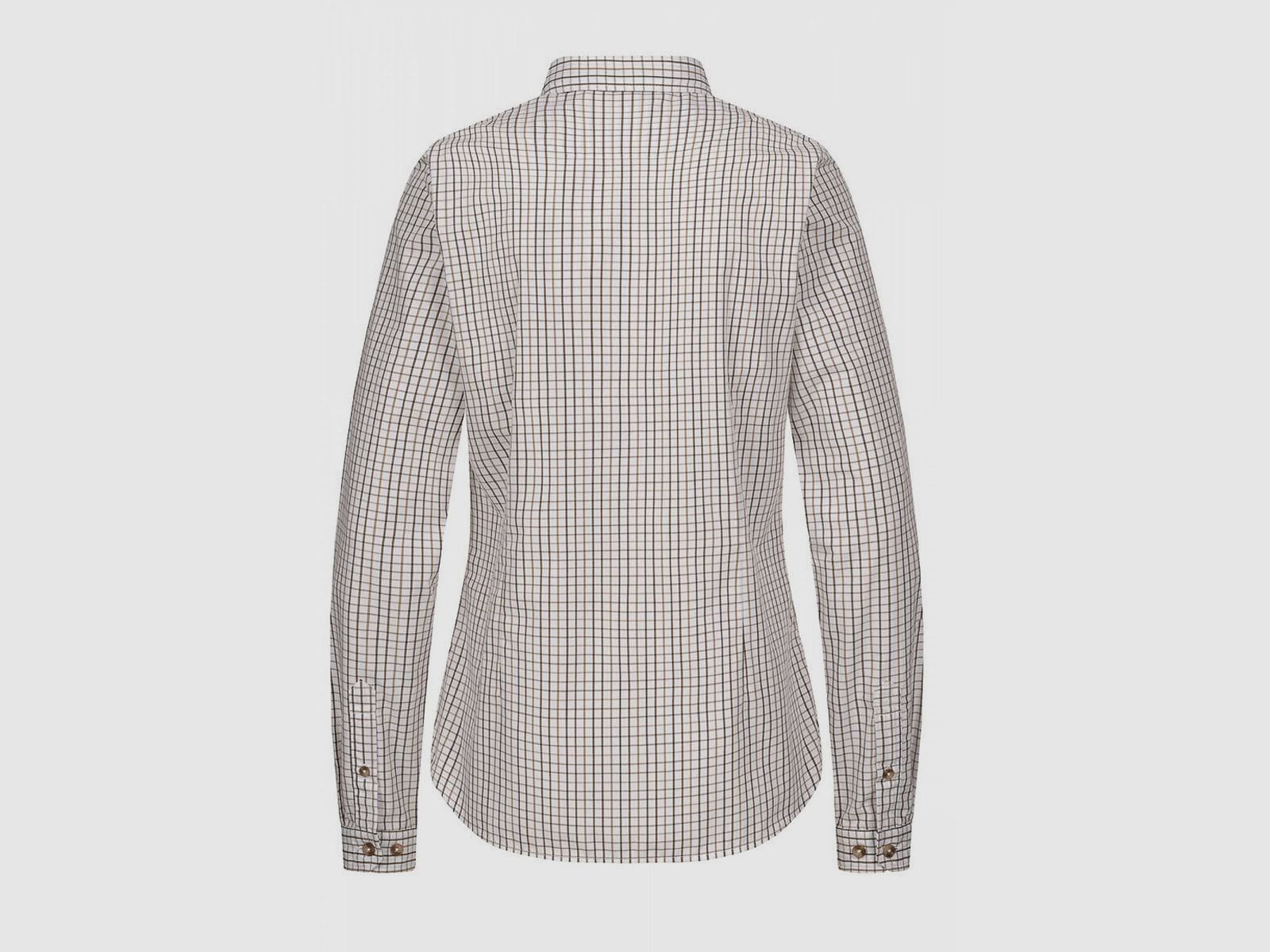 Blaser Damenbluse Juna oliv/beige kariert 38