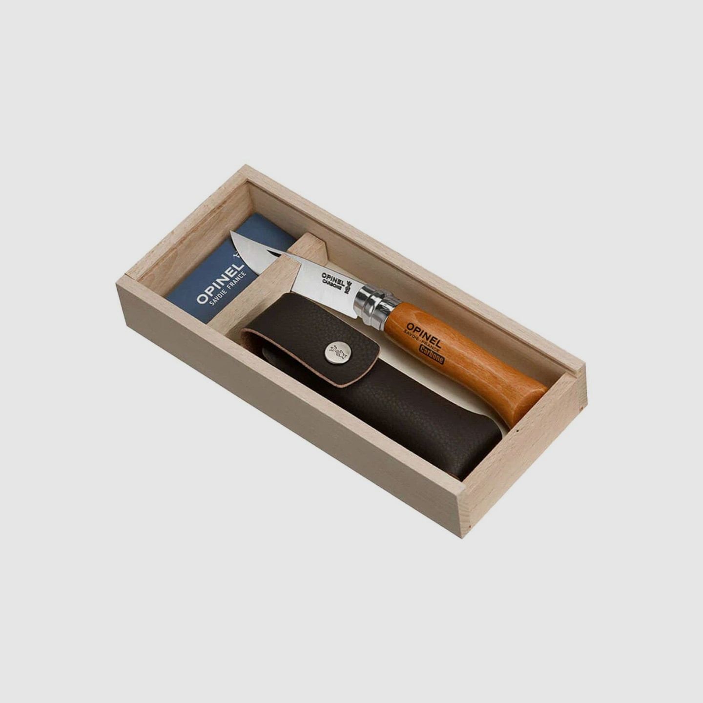 Coffret écrin plumier Opinel n°8 avec étui