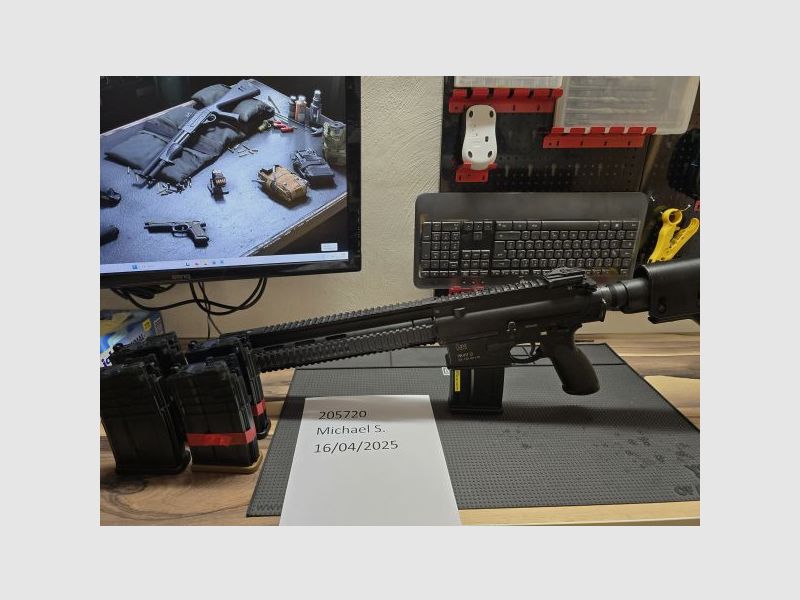 Umarex (VFC) HK417 GBB mit 4 Magazinen