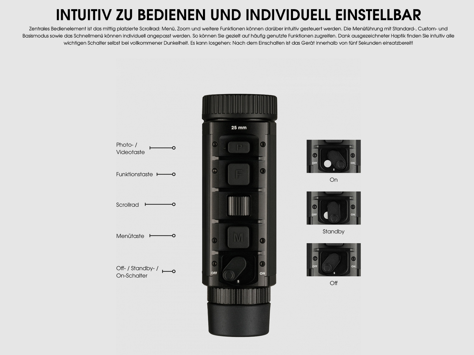 LIEMKE KEILER 25.1 Wärmebildhandgerät 12 μm 1.250 m
