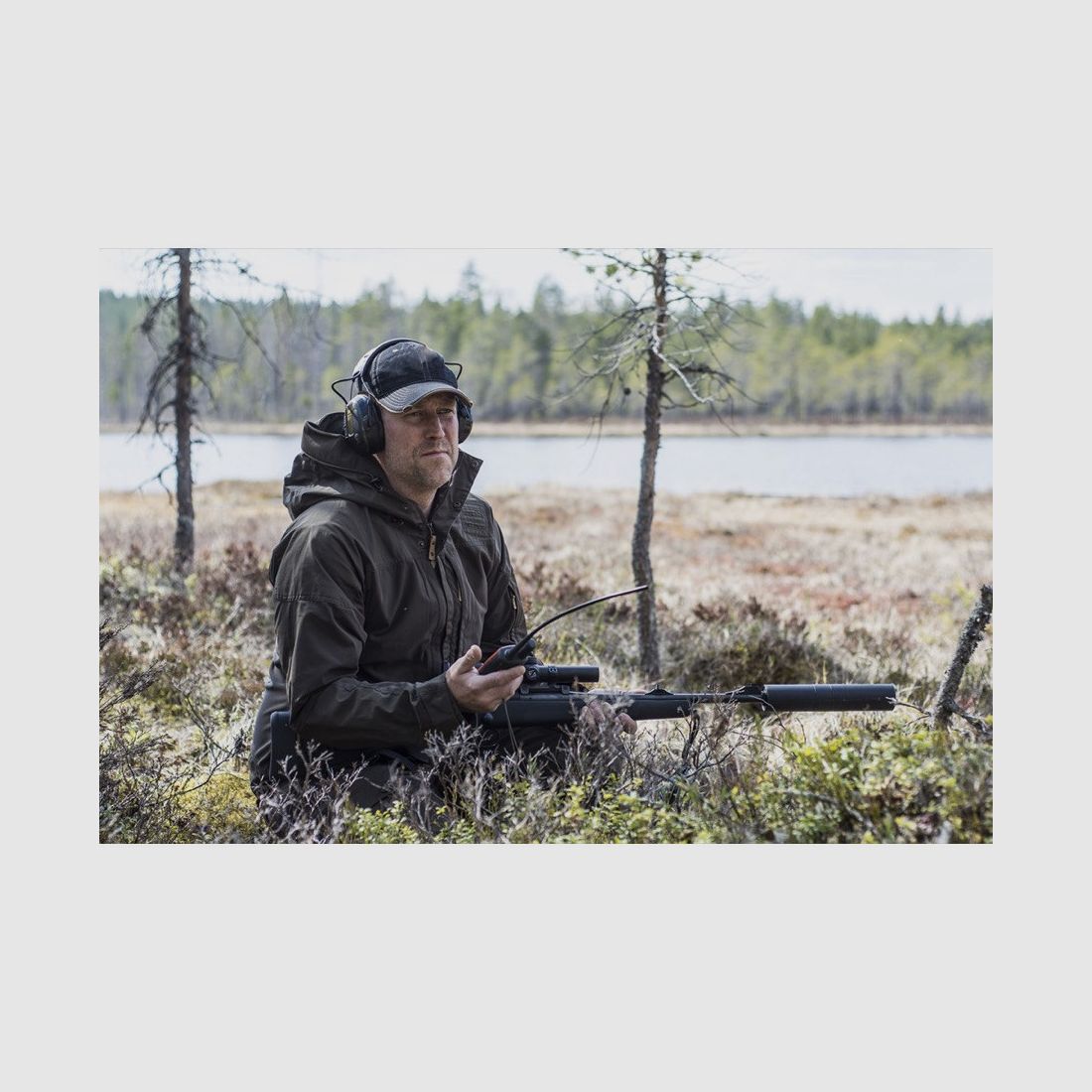 Peltor Protac Hunter headset - hoofdband - groen, afbeelding 4 van 5