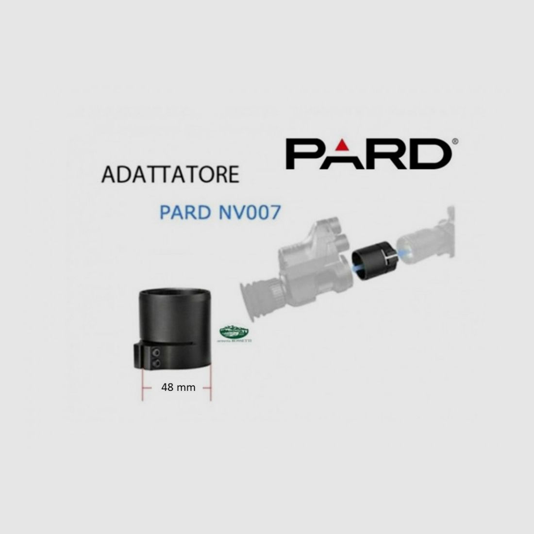 PARD Adapterkit 48 mm für Nachtsichtgerät NV007V