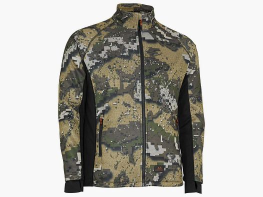 BLUZA MYŚLIWSKA MĘSKA SWEDTEAM RIDGE LIGHT SWEATER FULL-ZIP DESOLVE VEIL