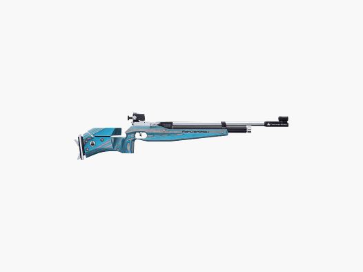 Feinwerkbau 800 Universeel kaliber 4,5mm gelamineerd hout blauw I lichtgrijs