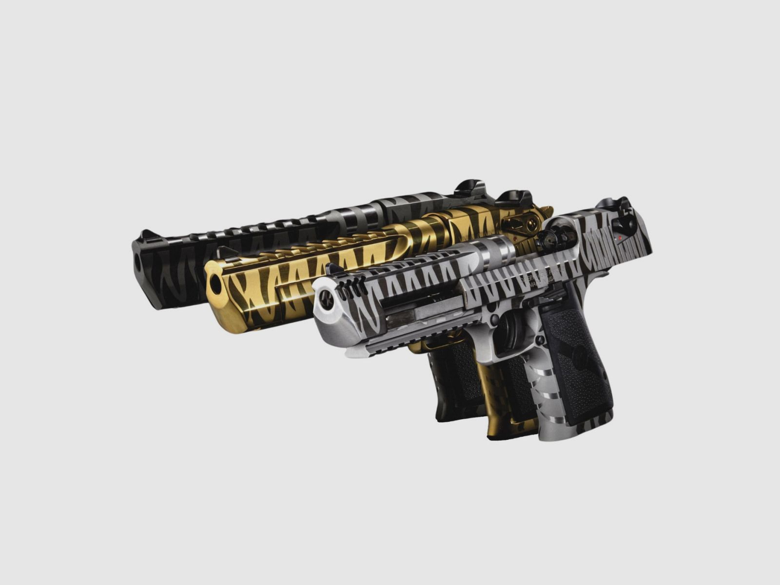 Desert Eagle XIX 6'' Titanium Gold Tiger Stripes .44Magnum (DE44TG-TS), image 8 sur 8