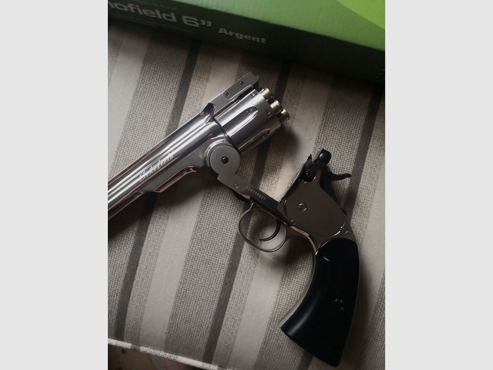 ASG Schofield Co2 Airsoft 6mm BB Revolver 6 Zoll
