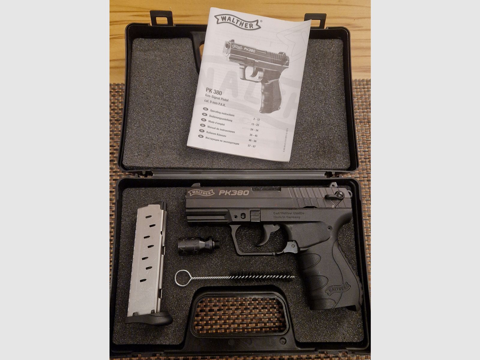 Walther PK380 Schreckschuss Pistool 9 mm P.A.K.