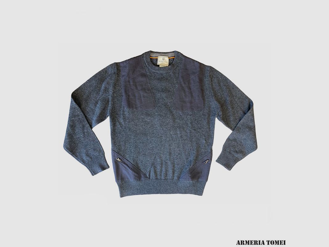 BERETTA – PULLOVER SPORT COMMANDO II Gris Foncé Mélangé, image 1 sur 2