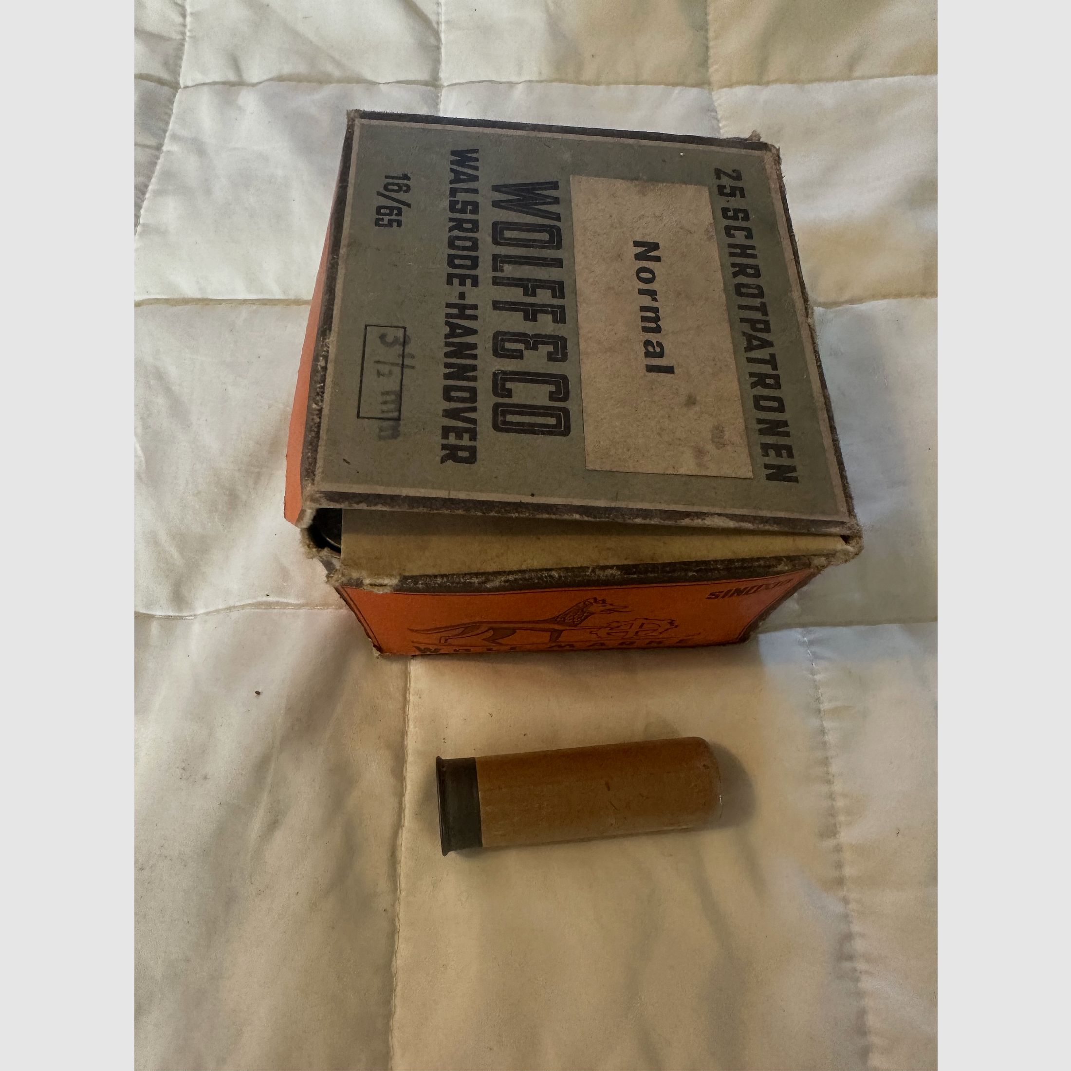 Oude hagelpatronen Kal. 12 en 16