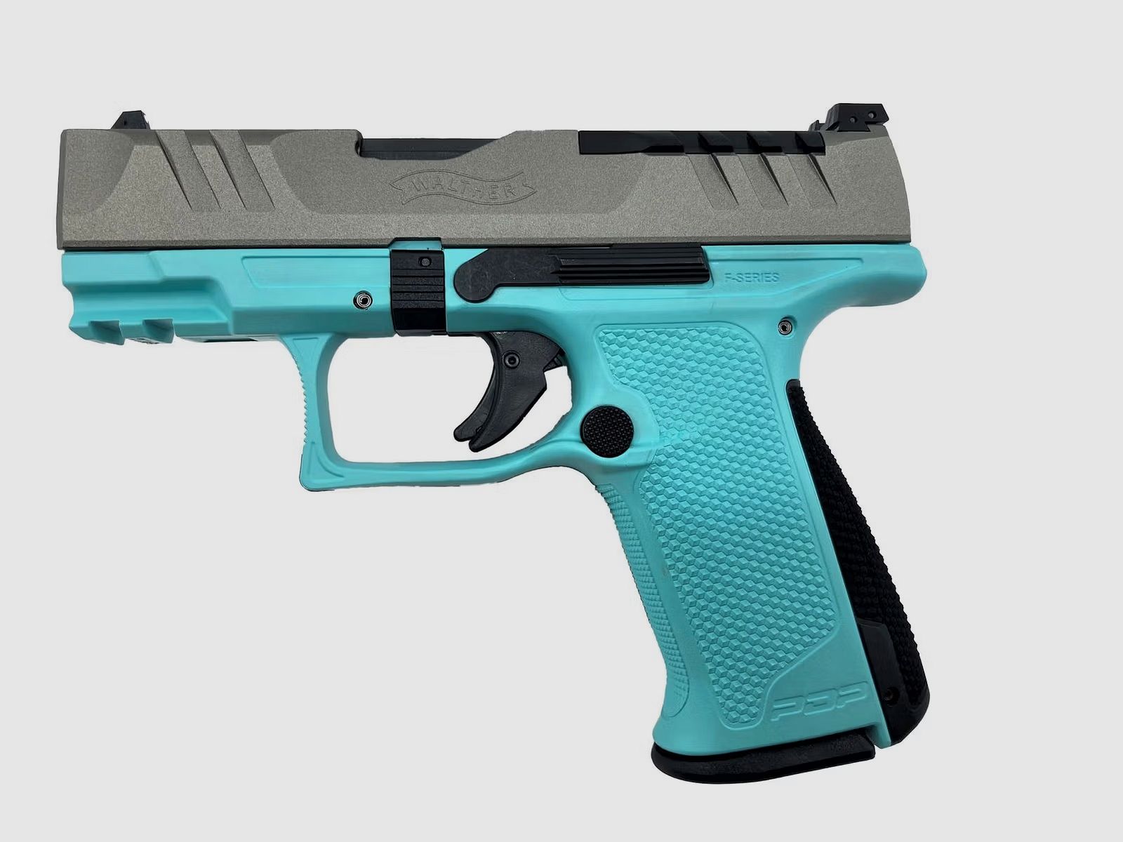 Walther Pistole PDP F-Series 3.5″ Robins Egg Blue – 9 mm Para