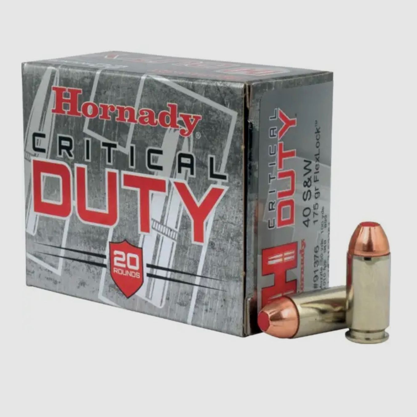 Hornady 196543 .40 S&W FlexLock 11,3g 175grs. Pistolenmunition 5591376 91376