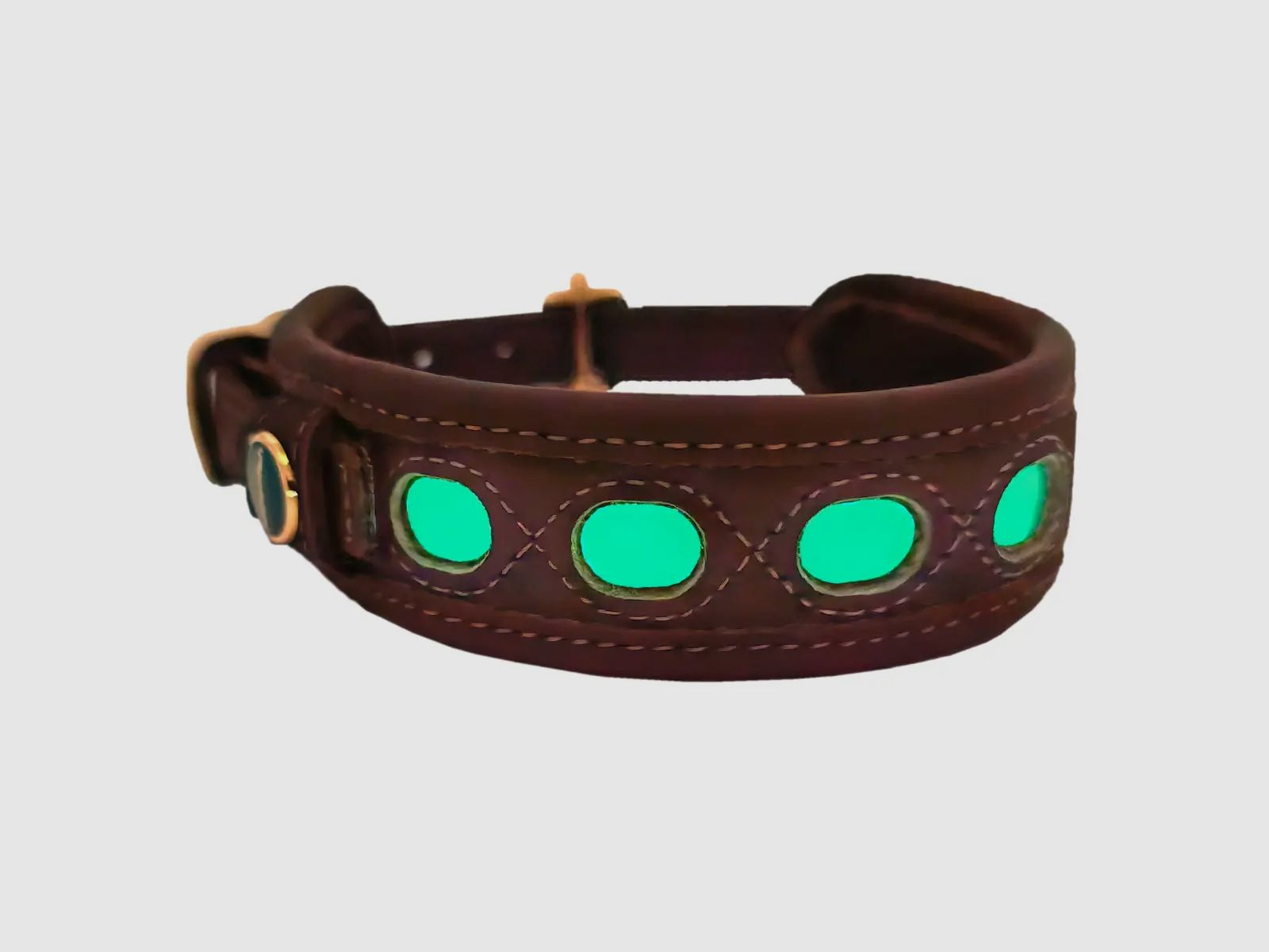 Niggeloh leather collar Lichtblick