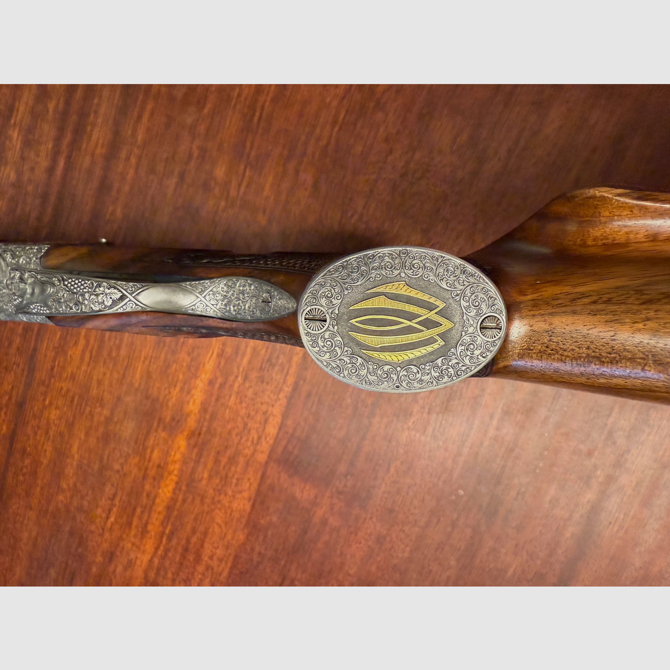 Fusil de luxe à double canon Heym avec gravure de maître (pièce unique)