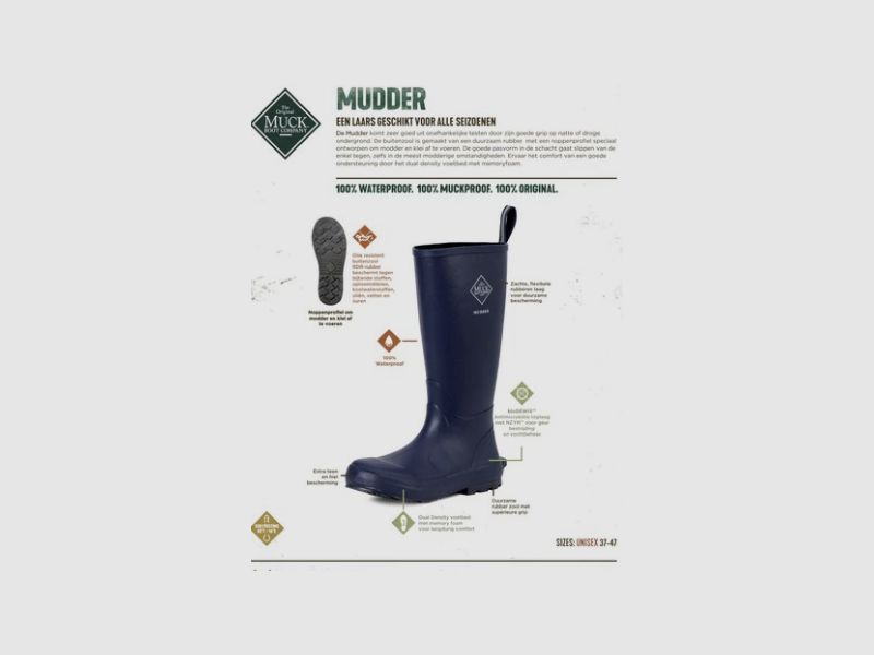 Muck Boot Mudder - Blu, immagine 7 di 9