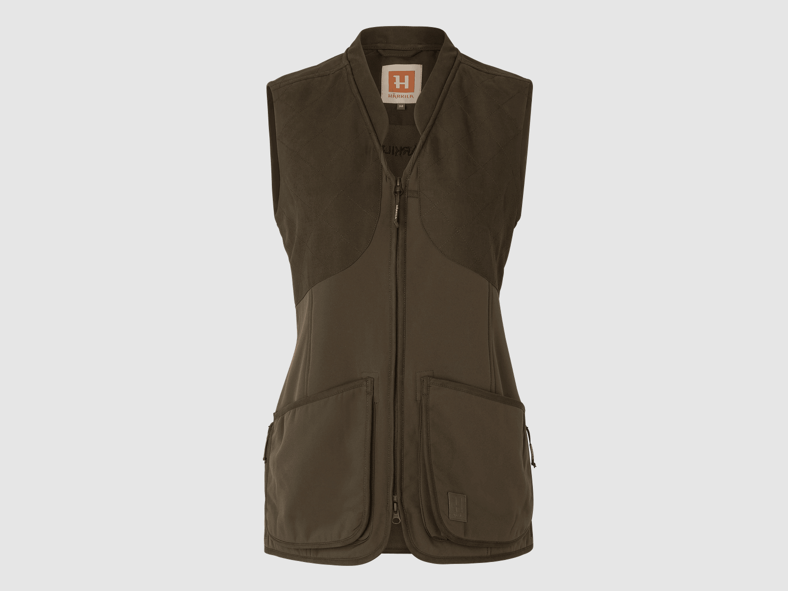 Härkila Skye Chaleco de Tiro Mujer Willow Green/Shadow Brown 38