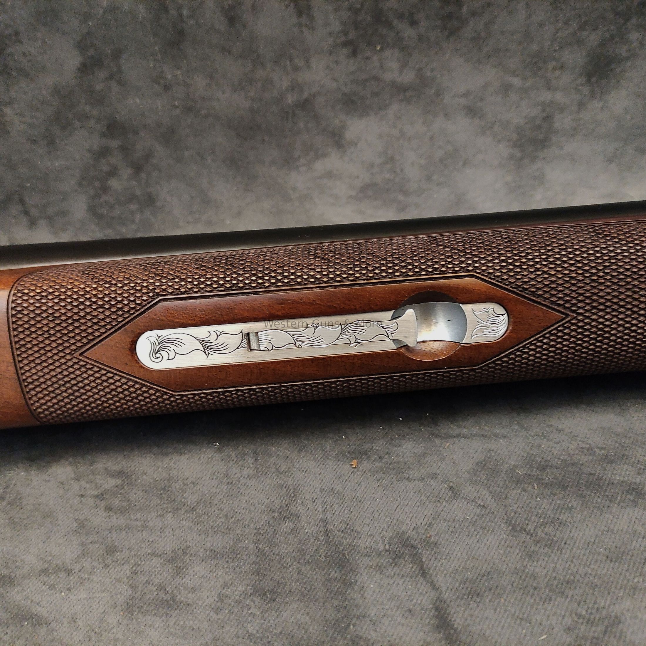 Huglu Huglu Cal.12/76 Mod.200AC Argent entièrement gravé "Coachgun"