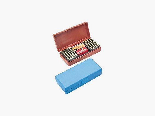 MTM CASE-GARD Caja de munición de percusión anular con tapa abatible 22LR/17 HMR 200 cartuchos (azul)