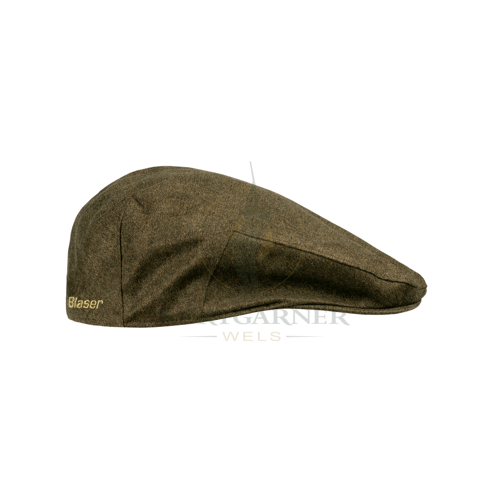 Blaser Herren Vintage Schieber Kappe dunkelbraun S/M, Bild 3 von 5