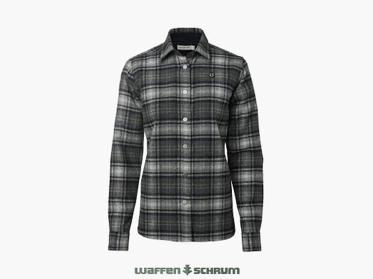 Chevalier Overshirt Champ Wool Charcoal Checked