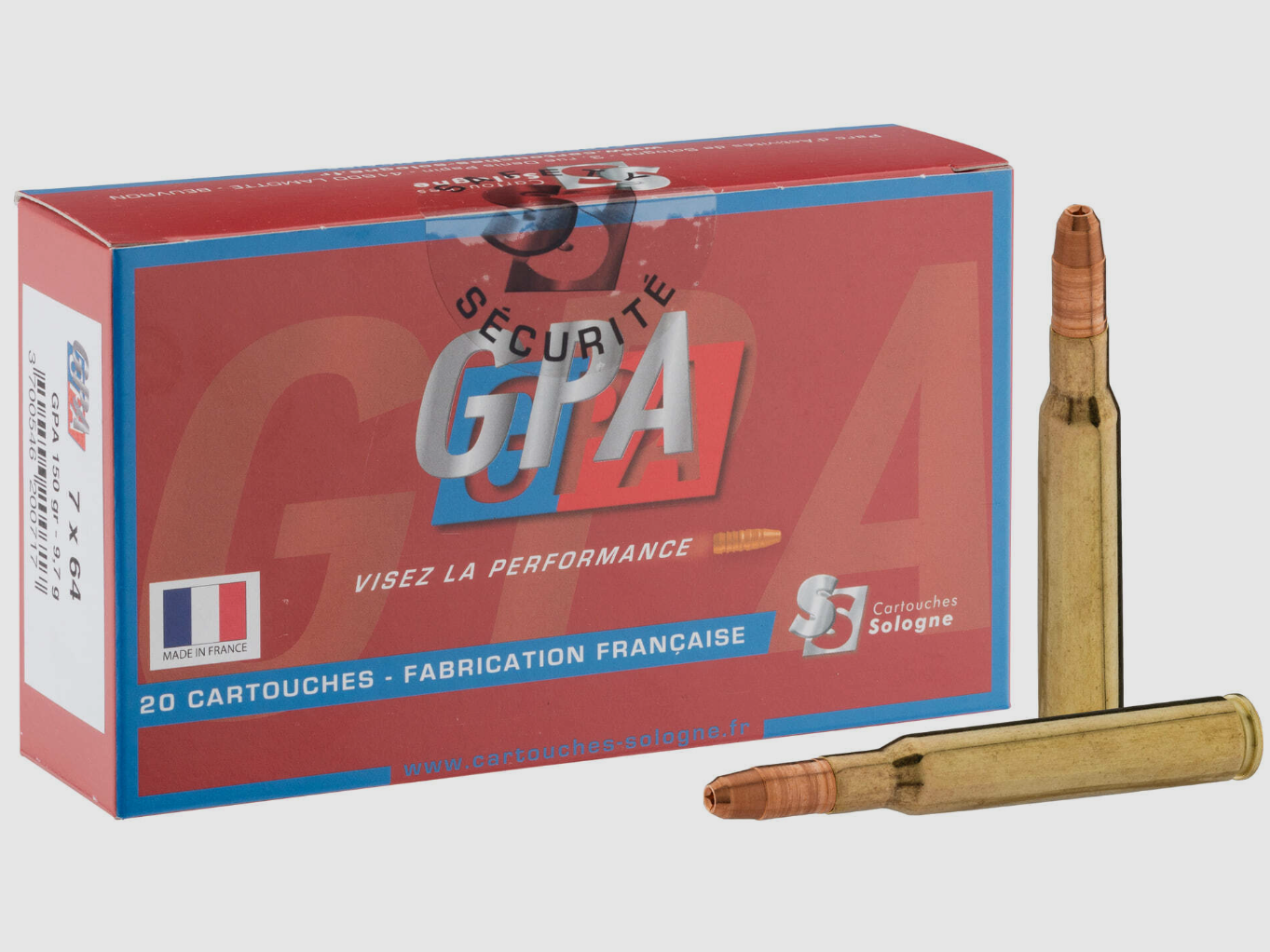 7×64 GPA 8 g / 124 grs