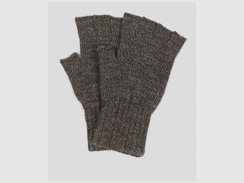 BARBOUR guanti senza dita verde oliva, immagine 1 di 2