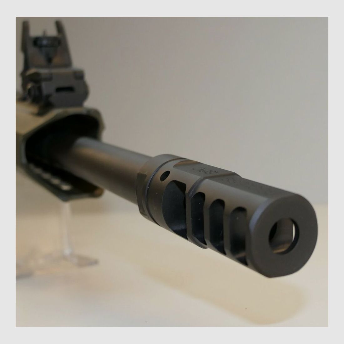 GWMH Selbstladebüchse GWMH SPC-SPORTER A4 17" (SWISS PISTOL CARBINE) OD-GREEN Kal.9x19 AR15 Glock Magazin