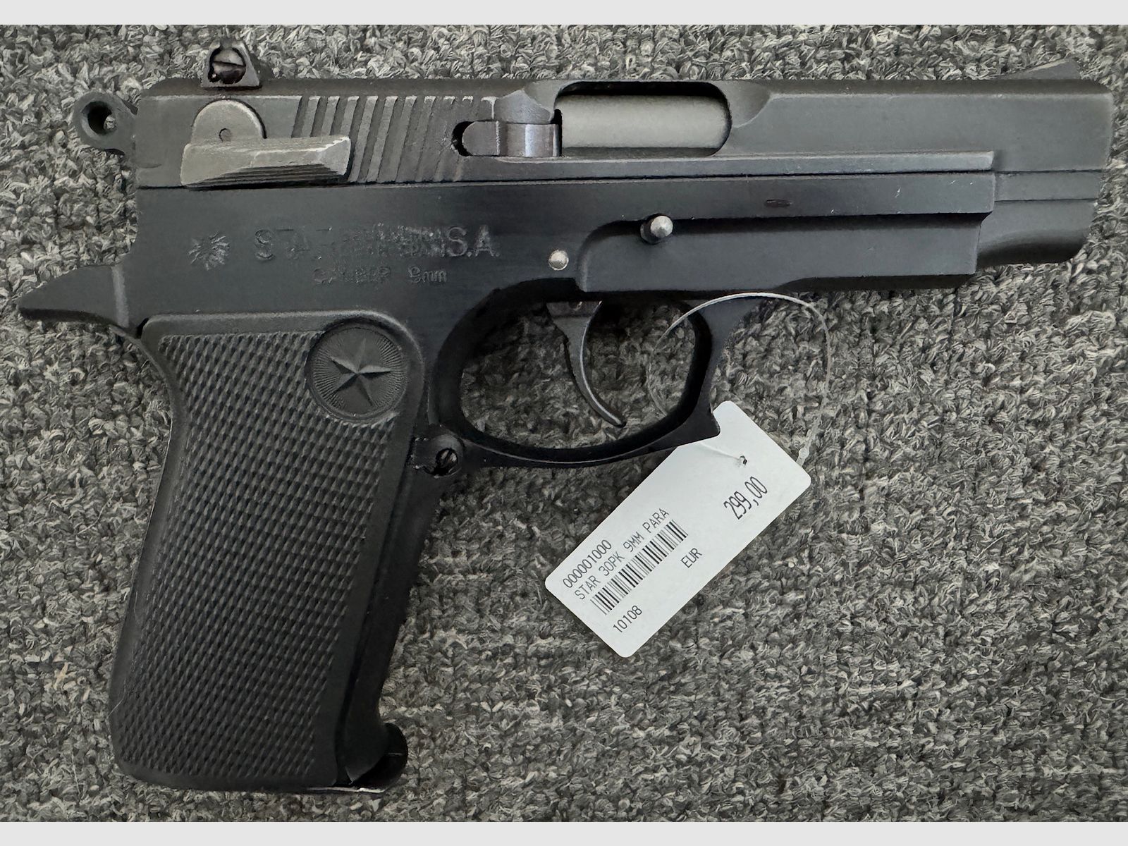 Star 9mm Pistole Mod.30PK