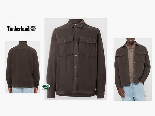 TIMBERLAND Katoenen Overshirt bruin