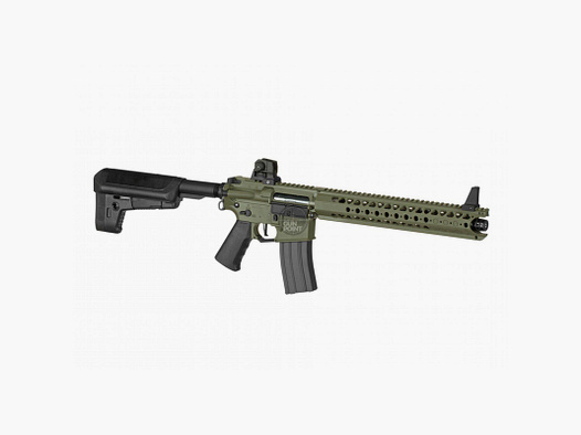 Softair - Fucile - KRYTAC - War Sport LVOA-S S-AEG - da 18 anni, oltre 0,5 Joule - Foliage Green