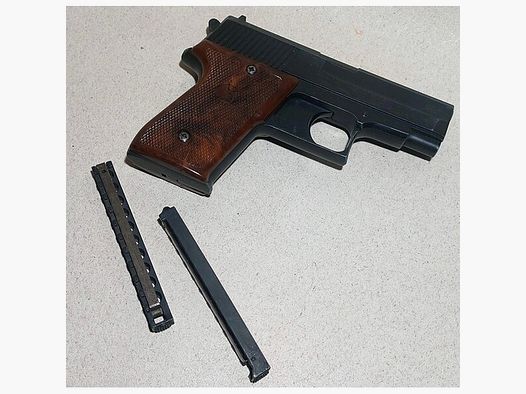 Röhm RG 300 Schreckschuss Pistole Kal. 6mm Flobert mit 2 Magazinen