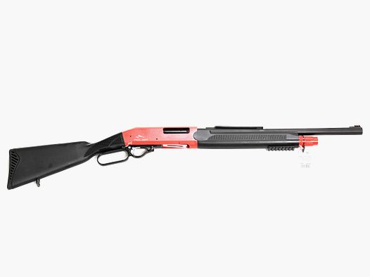 UH fusil à répétition Aigle, Mod. A-110RS, rouge, 12/76, canon de 20", 5 coups, crosse synthétique