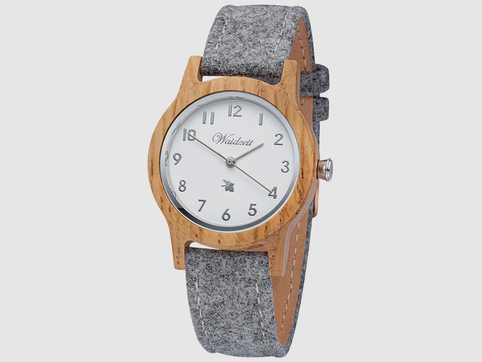 Waidzeit Damenuhr Barrique Alpin mit Lodenarmband