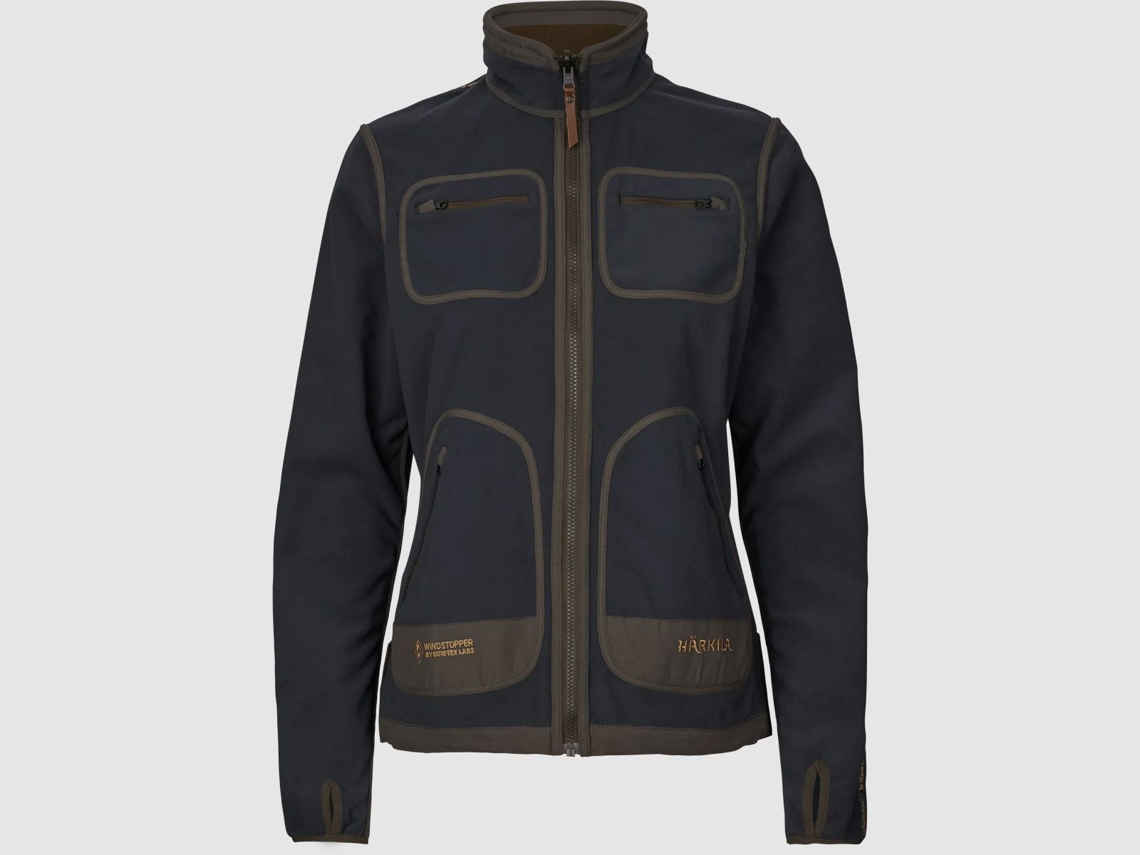 Härkila Kamko Fleece Dame Willow green/Deep well purple XL