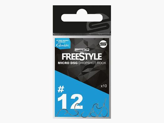 Lot de 10 Hameçons Spro Freestyle Micro DSG n°12 – lot de 10