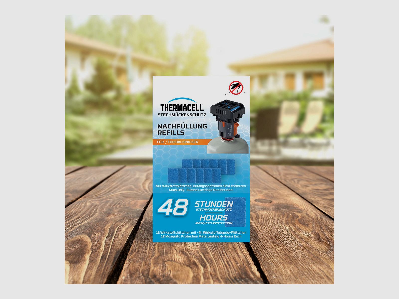 Thermacell 920212 M-48 Nachfüllset Backpacker 48 Stunden