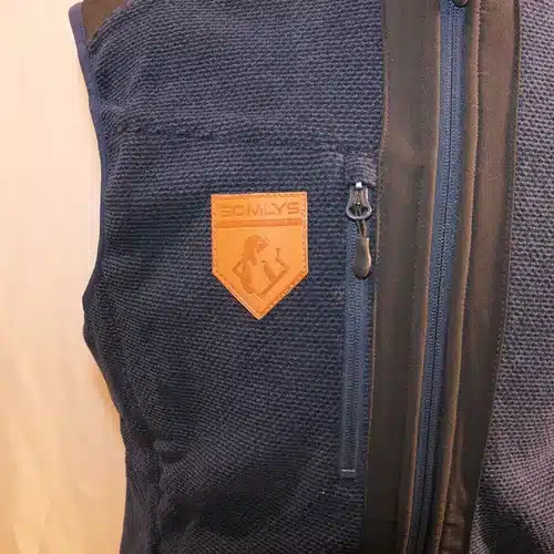 Gilet elegante blu Somlys, immagine 2 di 3