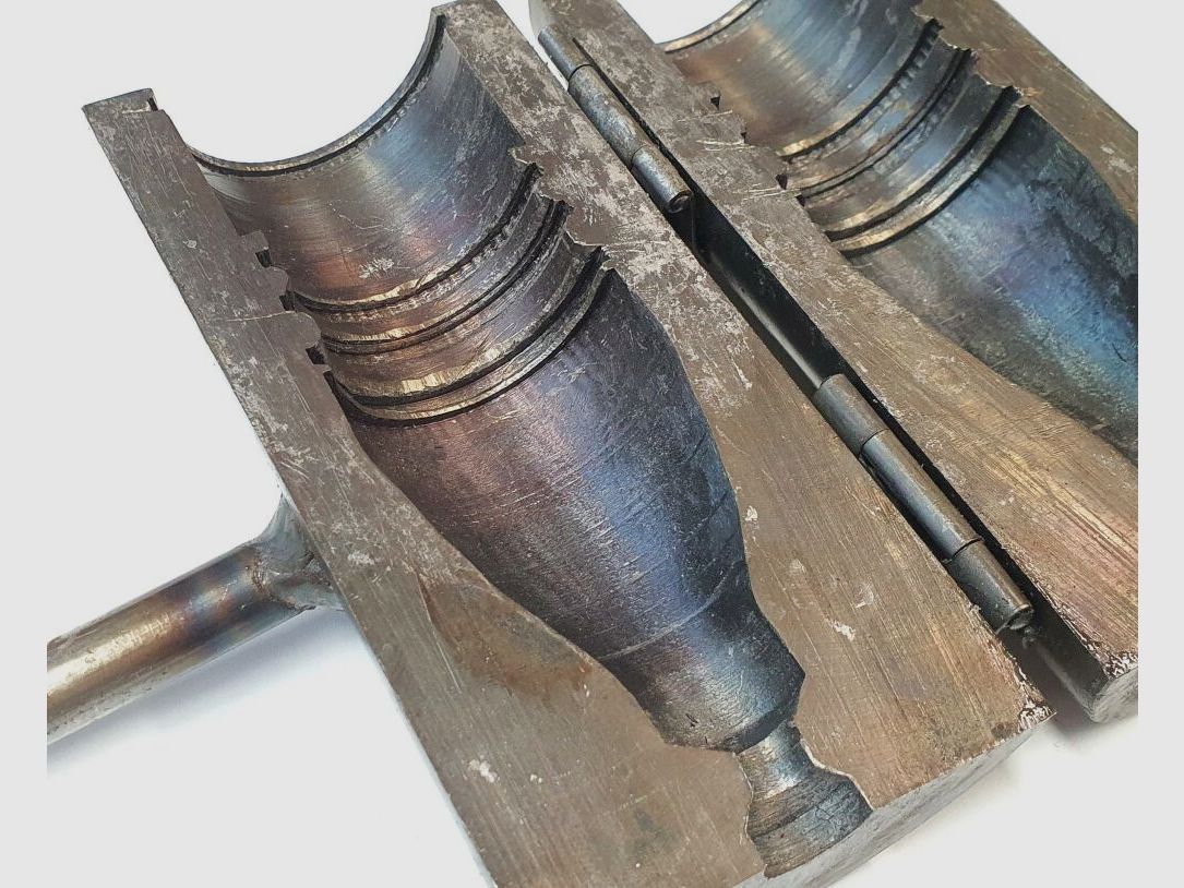 Rarità sconosciuta: Stampo per fusione di artiglieria da 45 mm - Unione Sovietica della Seconda Guerra Mondiale PAK (BR-240) / Produzione di deposito