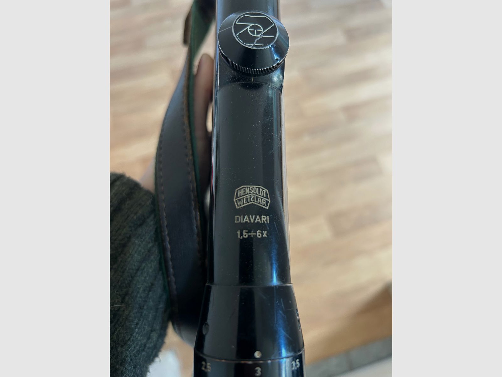 Bockdoppelflinte Merkel Suhl 16/70 met Krieghoff verwisselbare loop 7x57R en richtkijker Zeiss Diavari 1,5x6