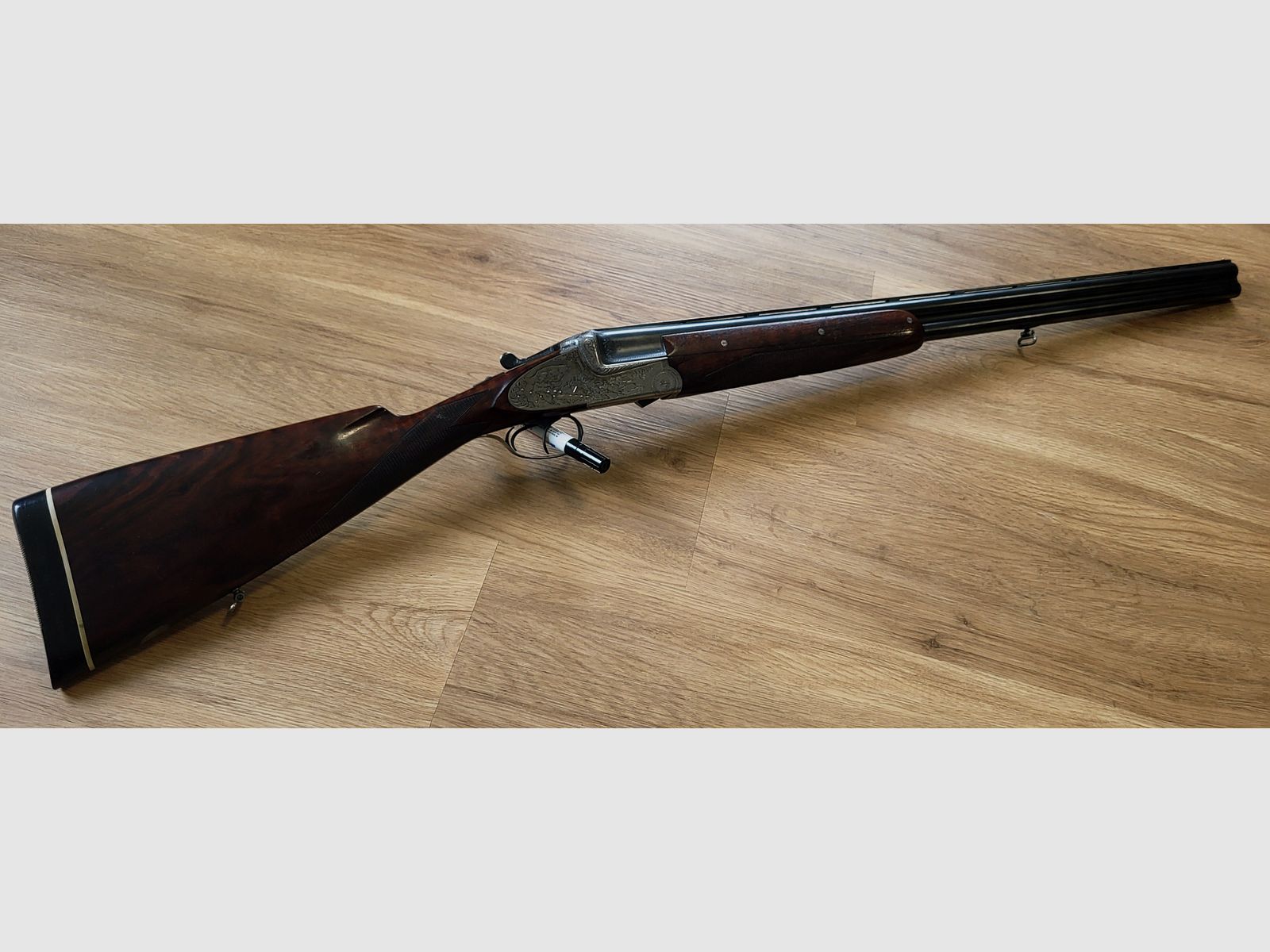 Bühag Suhl 12/70 Luxus Flinte mit Seitenschloss