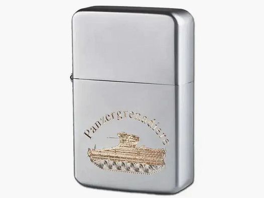 Encendedor Fritzsch Fritzsch Z-Plus a gas con grabado Panzergrenadiere