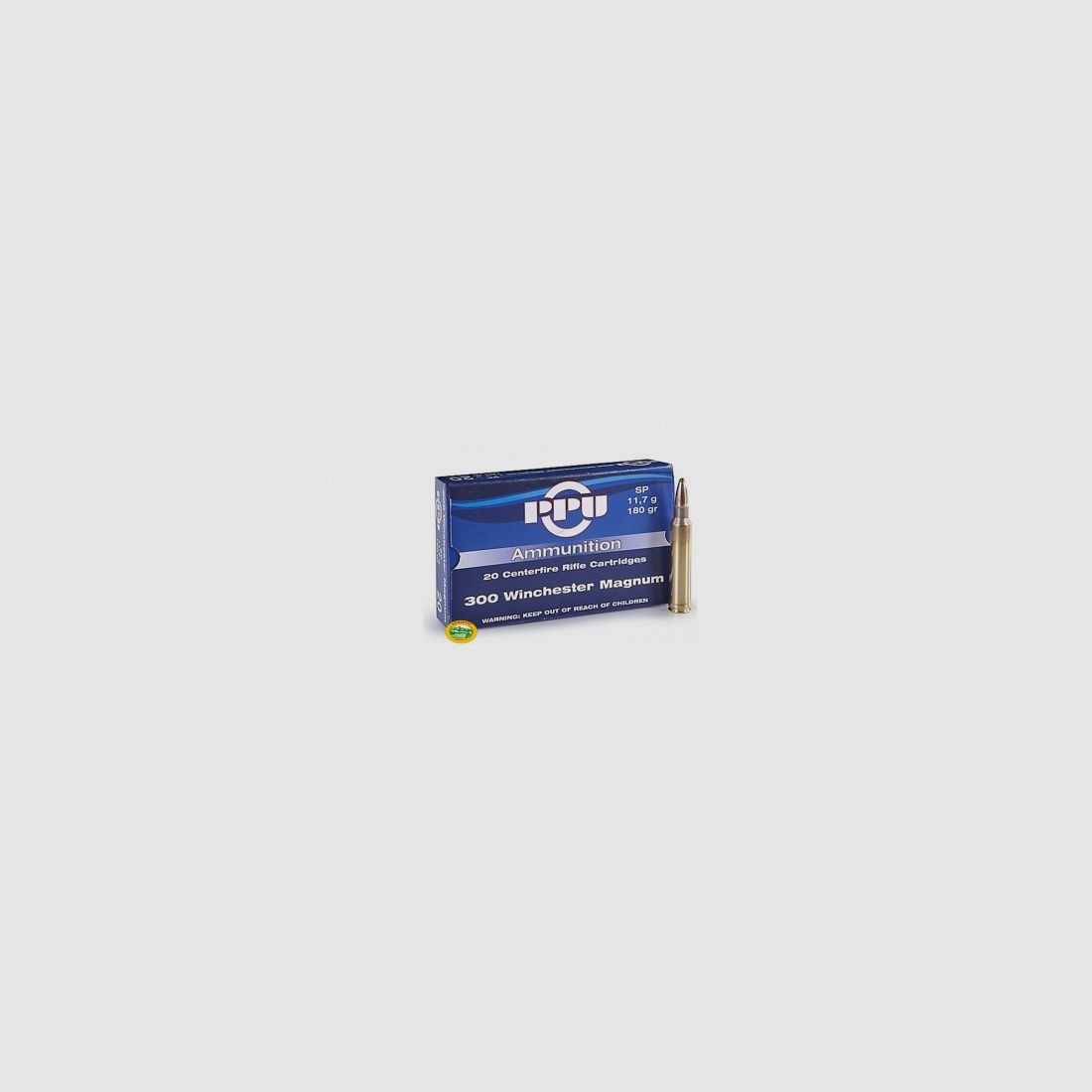 PPU PRVI PARTIZAN Munition Kal.300 win.mag. SP 180gr.