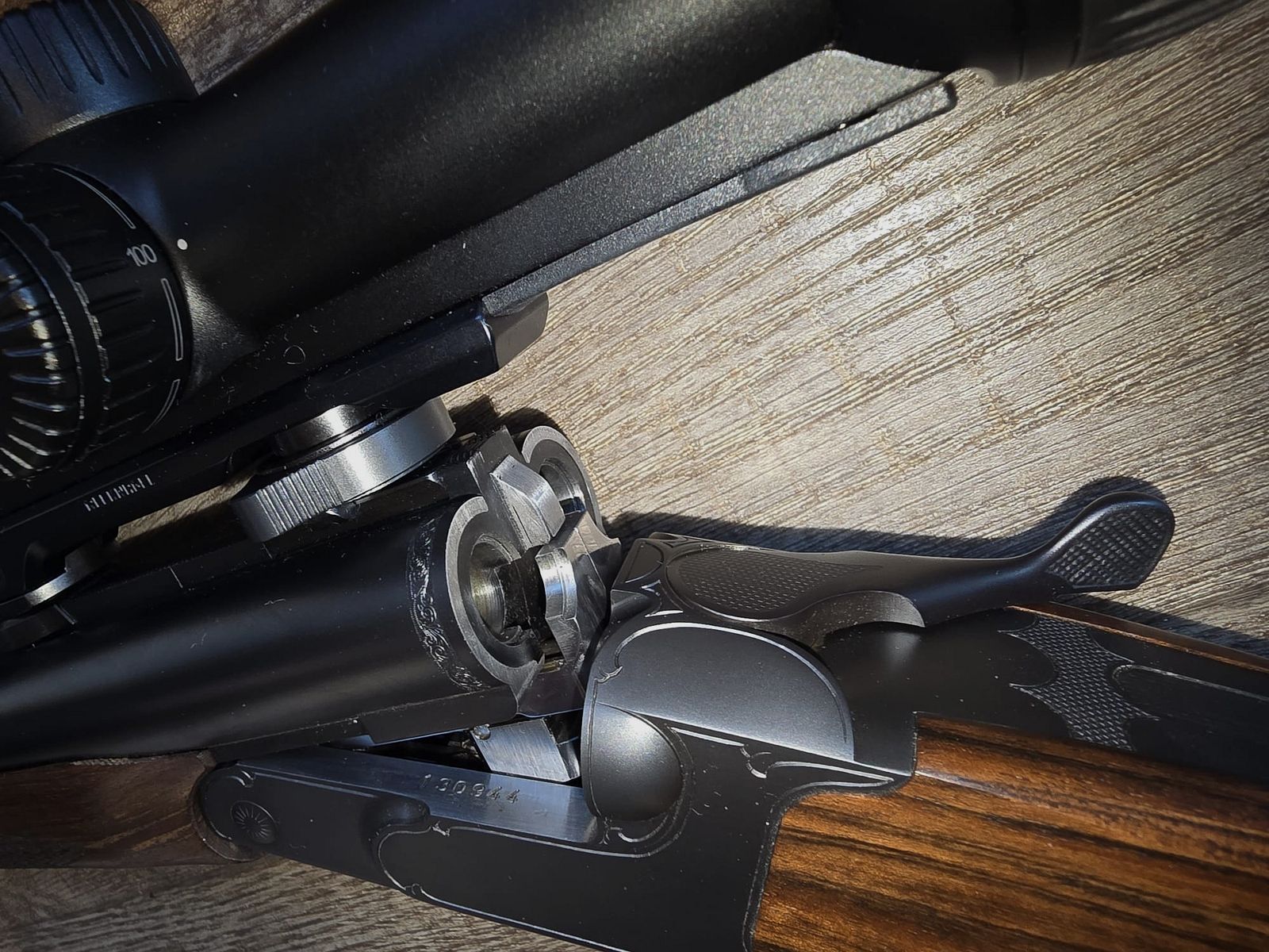 Nowy zestaw: KRIEGHOFF Classic podwójna strzelba 8x57 IRS z Swarovski Z8i, oryginalny montaż Krieghoff, walizka, amunicja, oficjalnie wystrzelana przez Krieghoff
