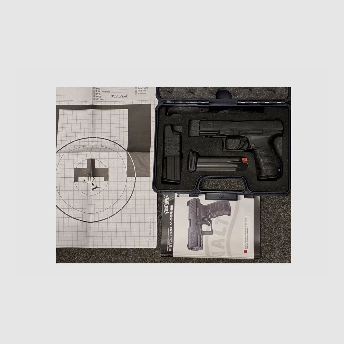 Walther PPQ M2 9mm Luger like new !!!