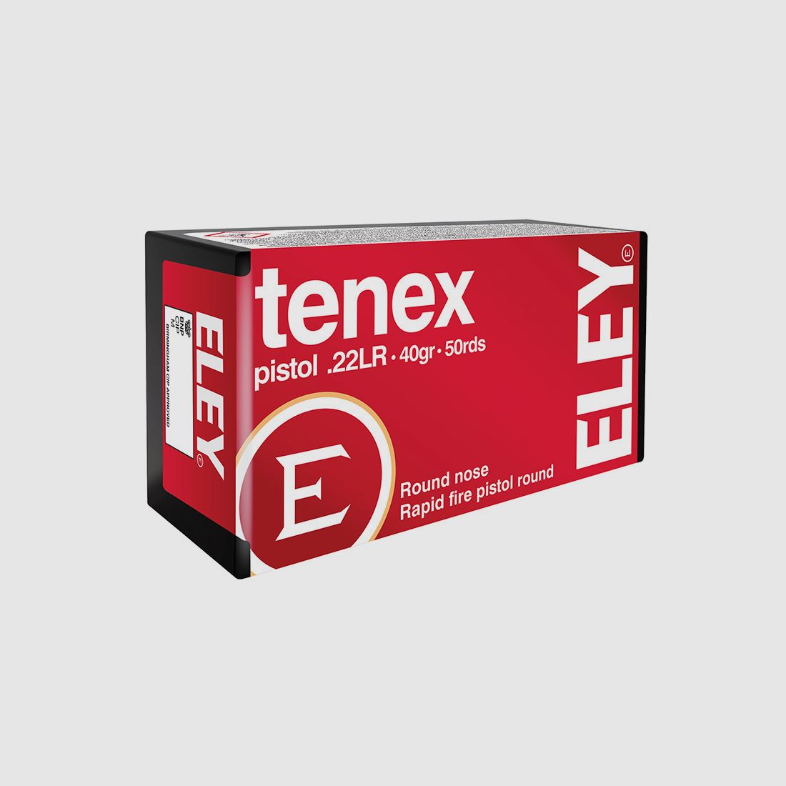 Eley Tenex Pistol .22 LR 40GR LRN 50 cartucce