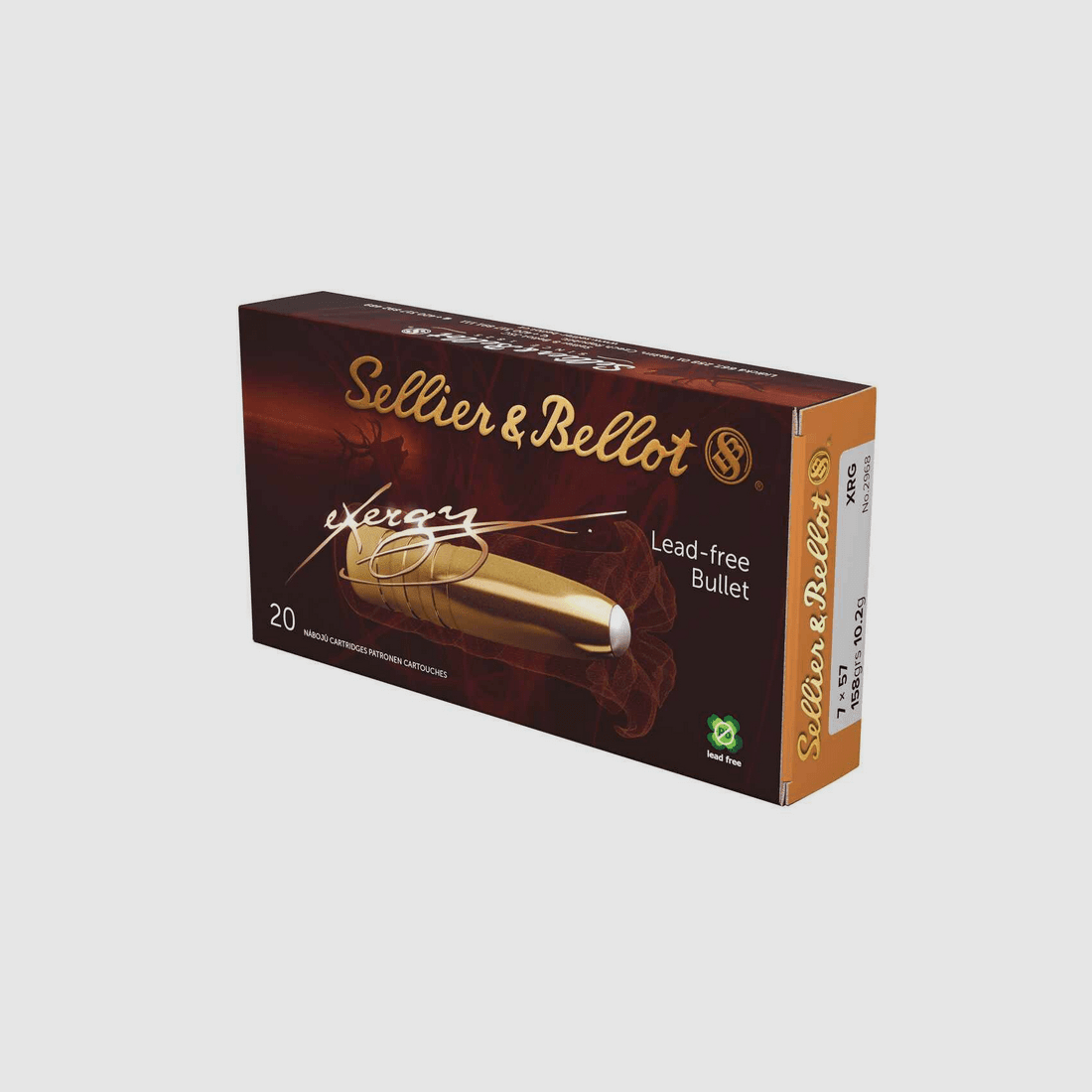 Sellier & Bellot 7x57 eXergy, XRG bleifrei 158 gr. - 20 Stk.