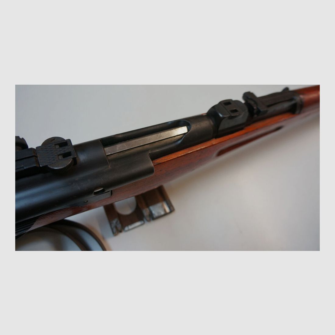Waffenfabrik Bern Repetierbüchse W+F Bern Schweizer Langgewehr G96-11 Kal.7,5x55swiss mit Diopter und Korntunnel