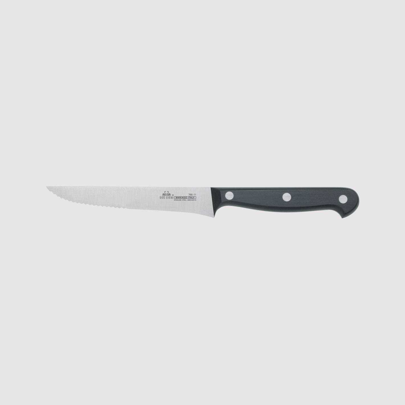 Due Cigni - Steakmesser Serie "Classica" mit gezahnter Klinge