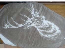 Werthe Decke Jacquard Mod.Hirsch