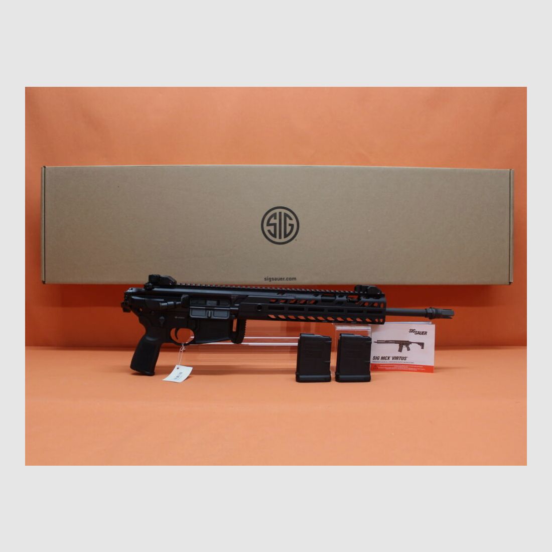 SIG Sauer Ha.Büchse .223Rem SIG Sauer MCX Virtus Patrol 2-Positionen Gas-Piston-System AR-15 Basis 16,6" Lauf